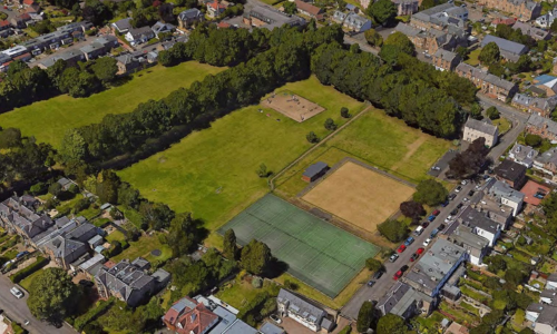 bowling green aerial view