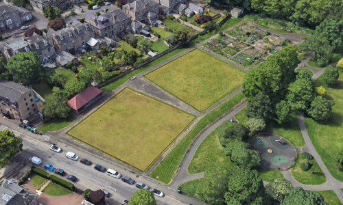 bowling green aerial view